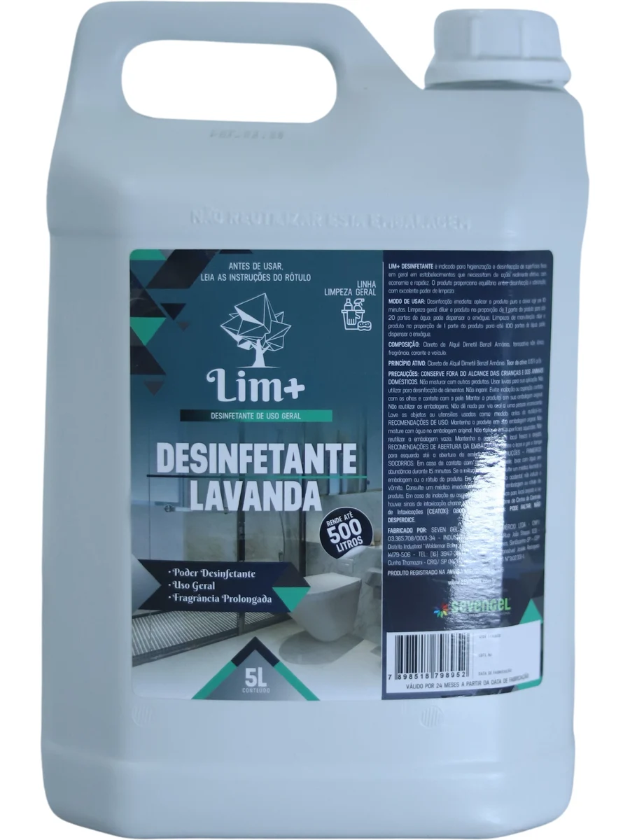 Lim+ Desinfetante Lavanda 5L